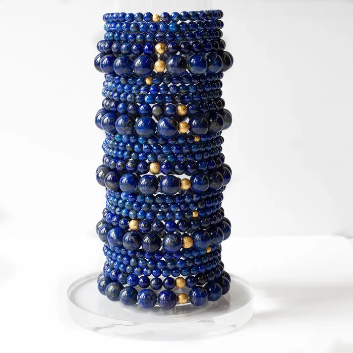 Lenny Eva Earrings Triple Wrap Armband Lapiszaluli 4mm Lenny Eva
