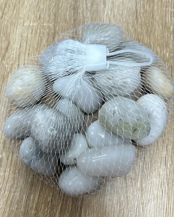 Light White Colored Pebble Stones for Resin Art Resinarthub Necklaces