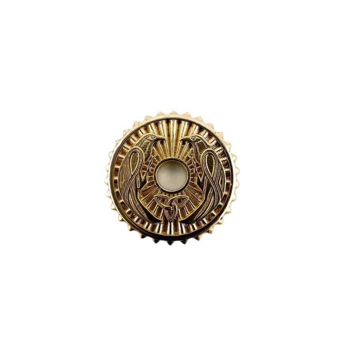 Lingua Earrings Raven Viking Shield