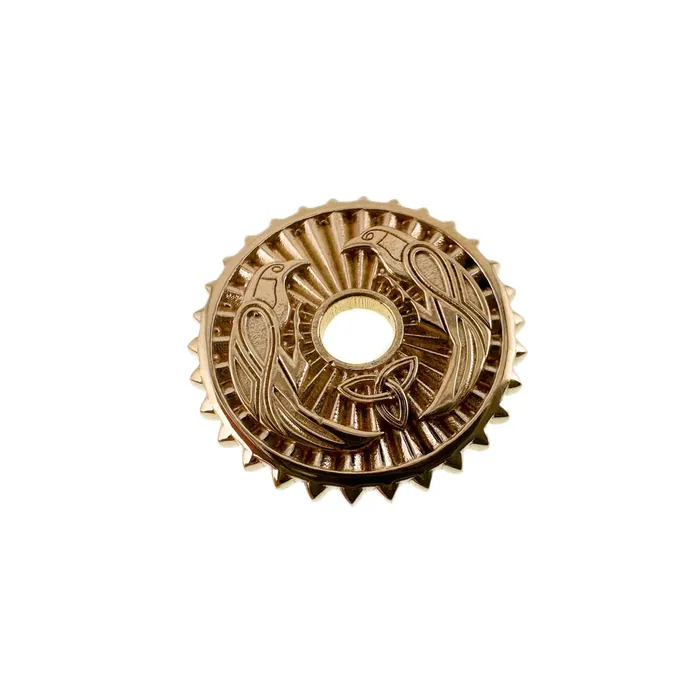 Lingua Earrings Raven Viking Shield