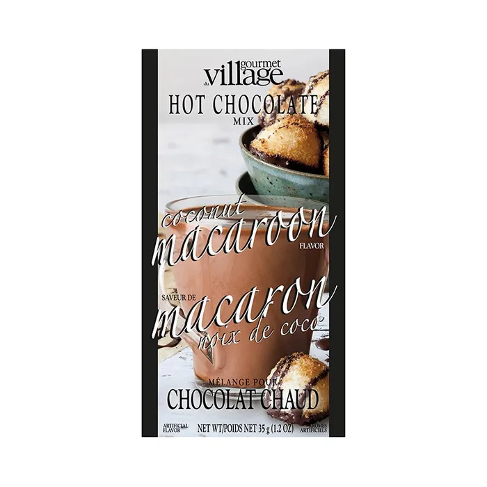 Macaroon Hot Chocolate Gourmet du Village Earrings