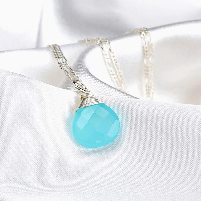 MadameLili Chalcedon Halskette Silber MadameLili Earrings