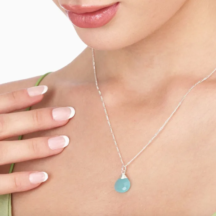 MadameLili Chalcedon Halskette Silber MadameLili Earrings