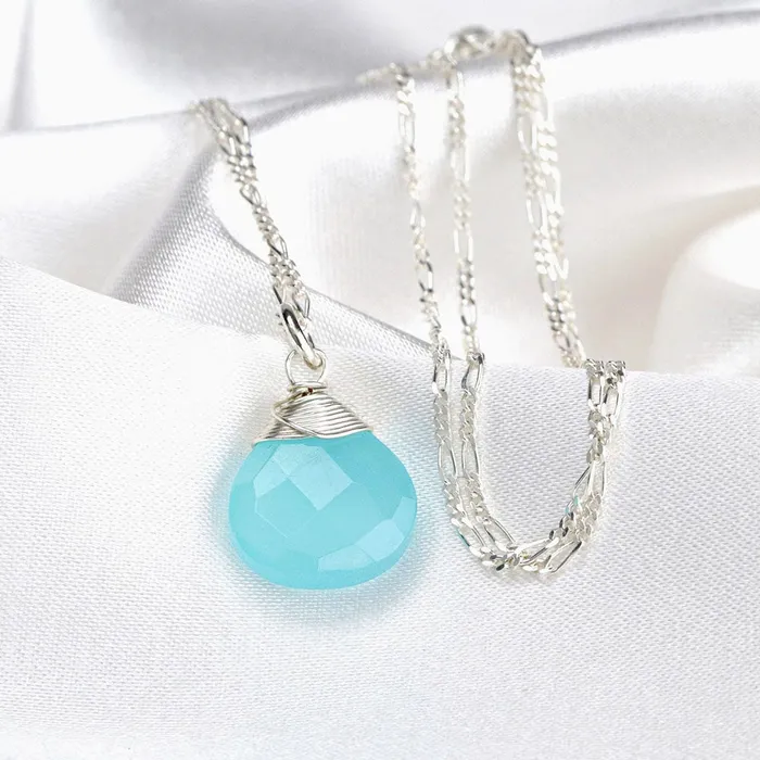 MadameLili Chalcedon Halskette Silber MadameLili Earrings