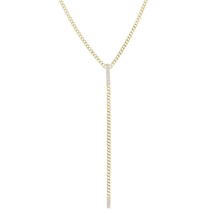 Mademoiselle Crystal Lariat Monarch Market Earrings