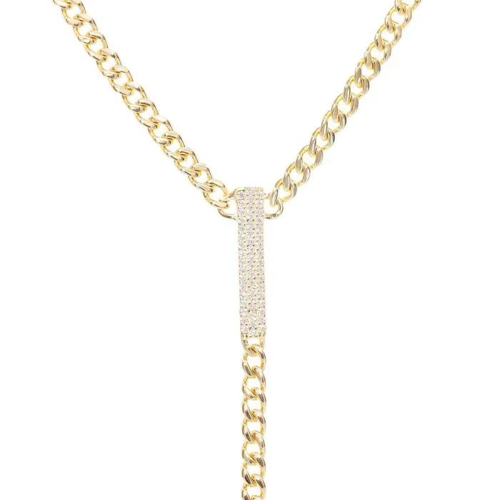 Mademoiselle Crystal Lariat Monarch Market Earrings