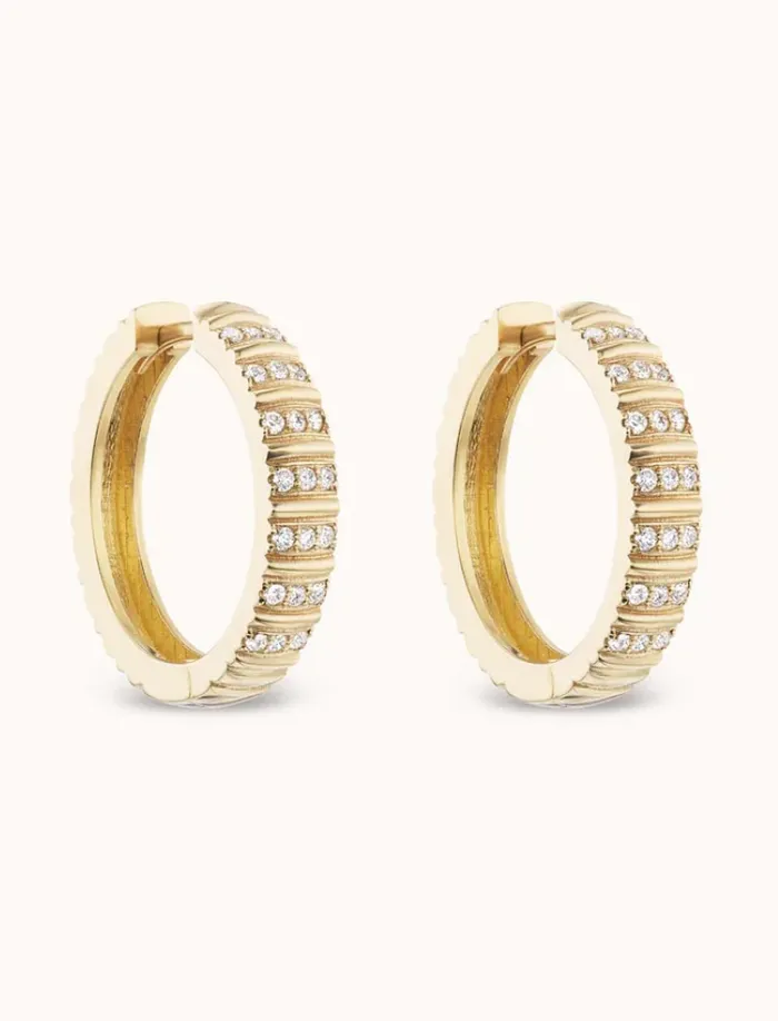Marlo Laz Earrings JULI HOOPS