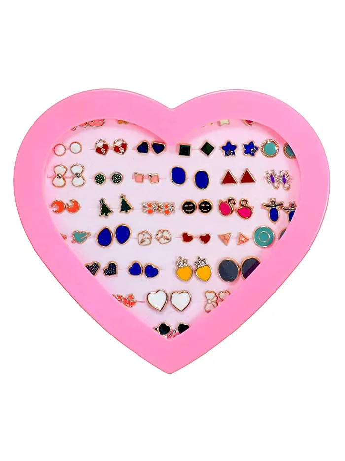 Melbees by Yellow Chimes Stud Earrings for Women Combo of 36 Pairs Crystal Pearl Multicolour Gold Plated Studs Earrings Set for Women and Girls Yellow Chimes Necklaces