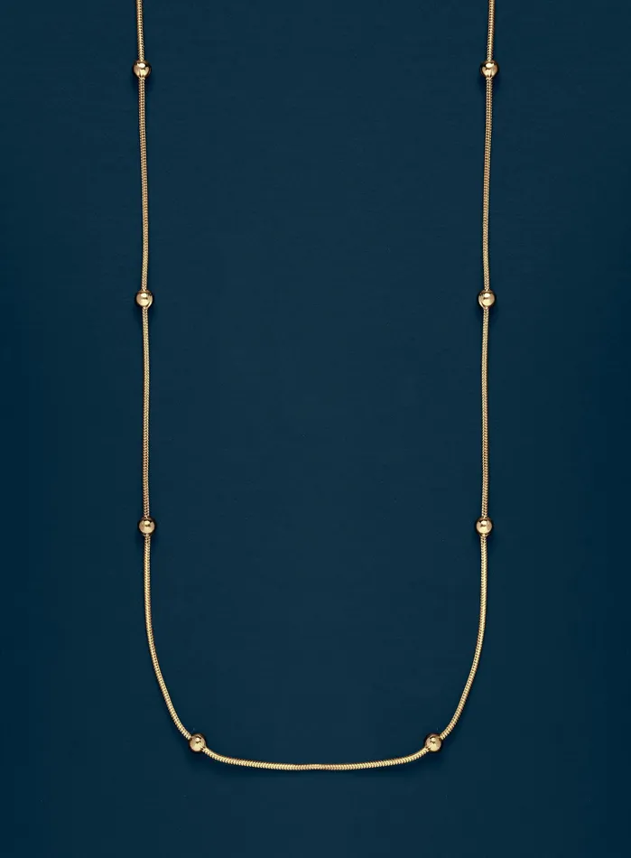 Mens Gold Minimalist Satellite Chain Necklace WE ARE ALL SMITH Necklaces