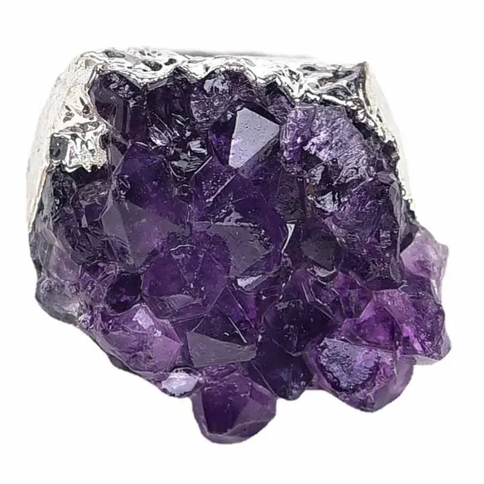 Metamorphidi Necklaces Natural Amethyst Cluster Car Air Conditioner Outlet Clip