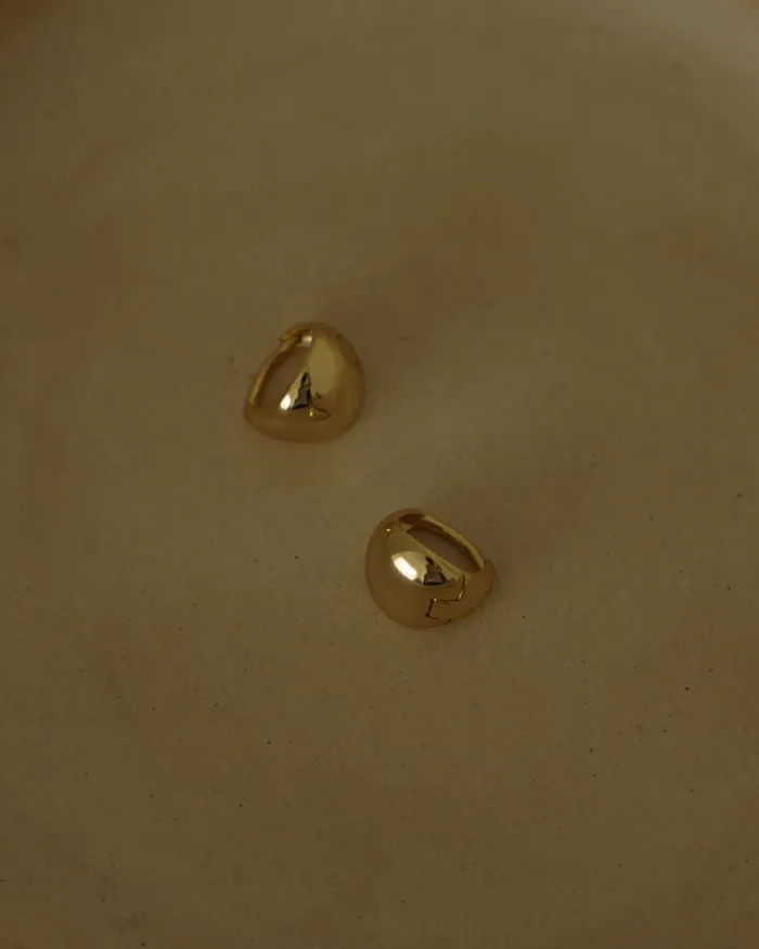 MYJN Earrings Lia Mini Dome Hoop Earrings