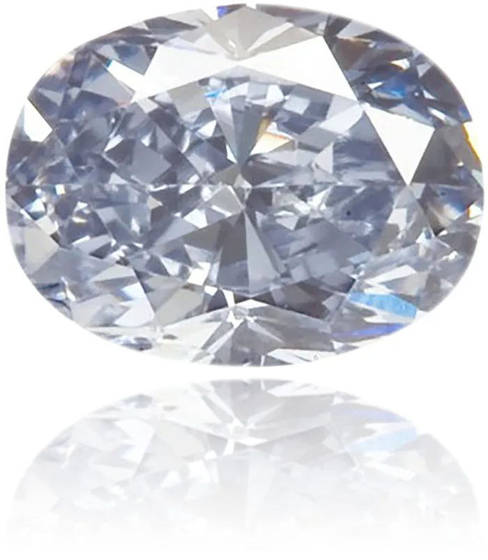 Natural Blue Diamond Oval 018 ct Polished Langerman Diamonds Earrings