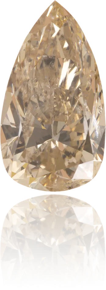 Natural Brown Diamond Pear Shape 103 ct Polished Langerman Diamonds Earrings Natural Brown Diamond Pear Shape 103 ct Polished Langerman Diamonds Earrings