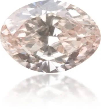 Natural Pink Diamond Oval 014 ct Polished Langerman Diamonds Earrings