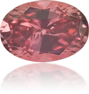 Natural Pink Diamond Oval 031 ct Polished Langerman Diamonds Earrings