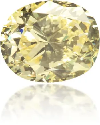 Natural Yellow Diamond Oval 093 ct Polished Langerman Diamonds Earrings
