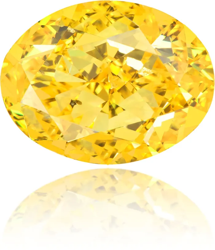 Natural Yellow Diamond Oval 202 ct Polished Langerman Diamonds Earrings