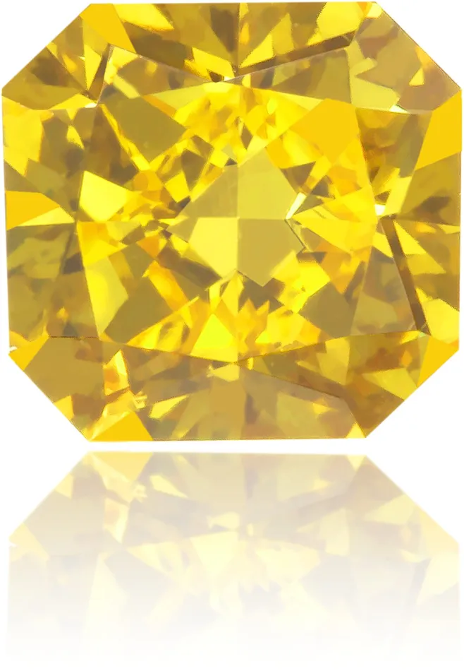 Natural Yellow Diamond Square 067 ct Polished Langerman Diamonds Earrings Natural Yellow Diamond Square 067 ct Polished Langerman Diamonds Earrings