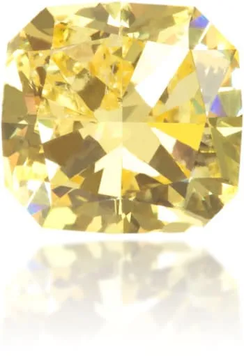 Natural Yellow Diamond Square 100 ct Polished Langerman Diamonds Earrings