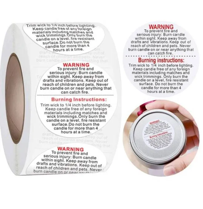 Necklaces 500pcsRoll Candle Warning Label Sticker For Candle Making Resin Art Hub Necklaces 500pcsRoll Candle Warning Label Sticker For Candle Making Resin Art Hub