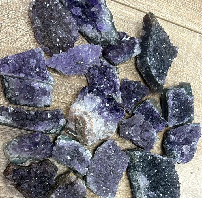 Necklaces Amethyst Colored Crystal Stones for Resin Art RESIN ART HUB