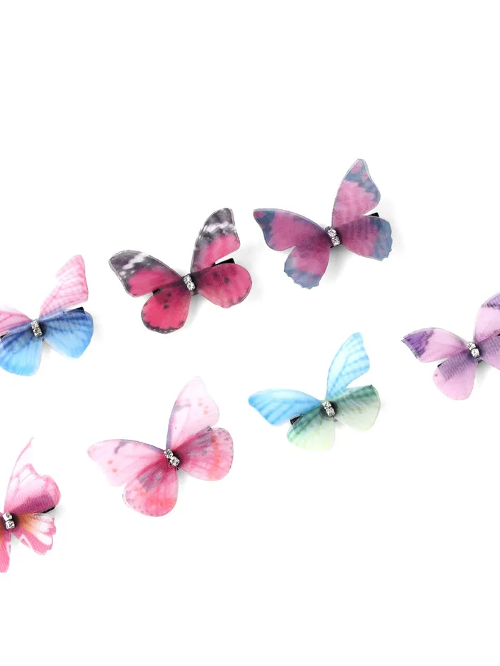 Necklaces Melbees by Yellow Chimes Hair Clips for Women Set of 7 Pcs Hairclips Butterfly Hair Clip Beautiful Cute Multicolor Aligator Clips for Kids and Girls Hair Accessories Yellow Chimes