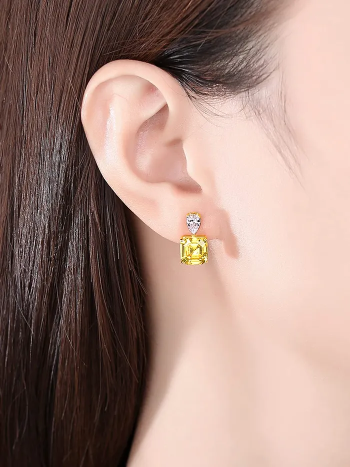 Necklaces Raajsi by Yellow Chimes Raajsi by Yellow Chimes 925 Sterling Silver Drop Earrings for Women Girls Pure Silver Drop Earrings Birthday Gift for Girls Women With Certificate of Authenticity and 925 Stamp