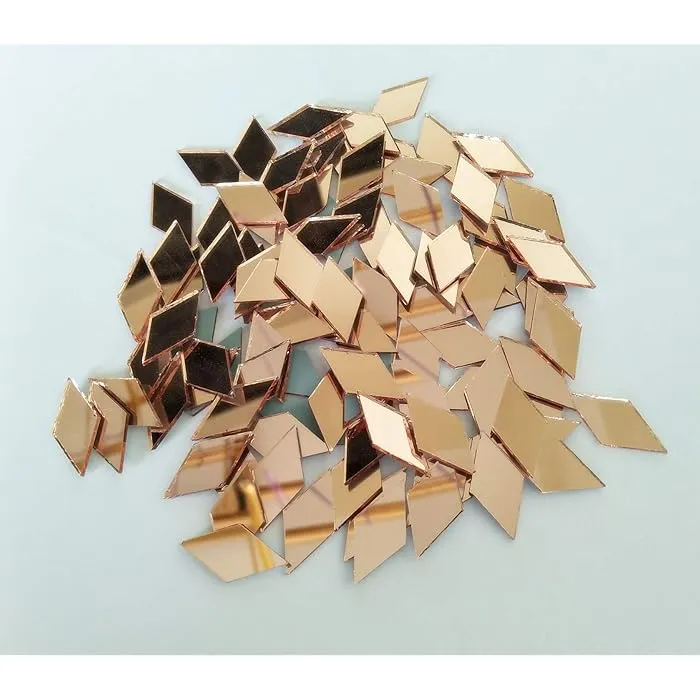 Necklaces Resin Art Hub Mirror Cuts for Art Craft Diamond Gold