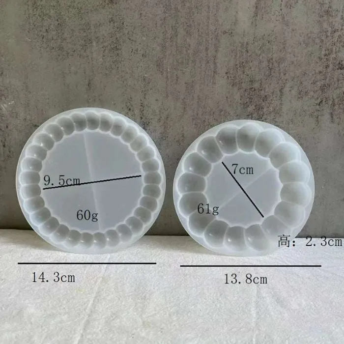 Necklaces Resinarthub Bubble Coaster Silicone Mold