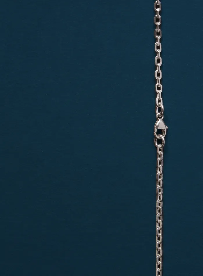 Necklaces WE ARE ALL SMITH Mens Jewelry Clothing Sterling Silver Cross Necklace for Men Cable