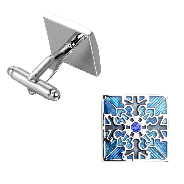 Necklaces Yellow Chimes Designer Alloy Cufflinks for Men and Boys Yellow Chimes