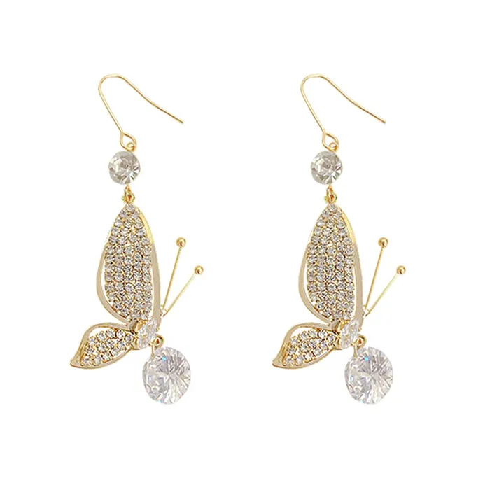 Necklaces Yellow Chimes Earrings For Women Gold Tone Crystal Studded Fly Shape Drop Earrings For Women and Girls Yellow Chimes Necklaces Yellow Chimes Earrings For Women Gold Tone Crystal Studded Fly Shape Drop Earrings For Women and Girls Yellow Chimes