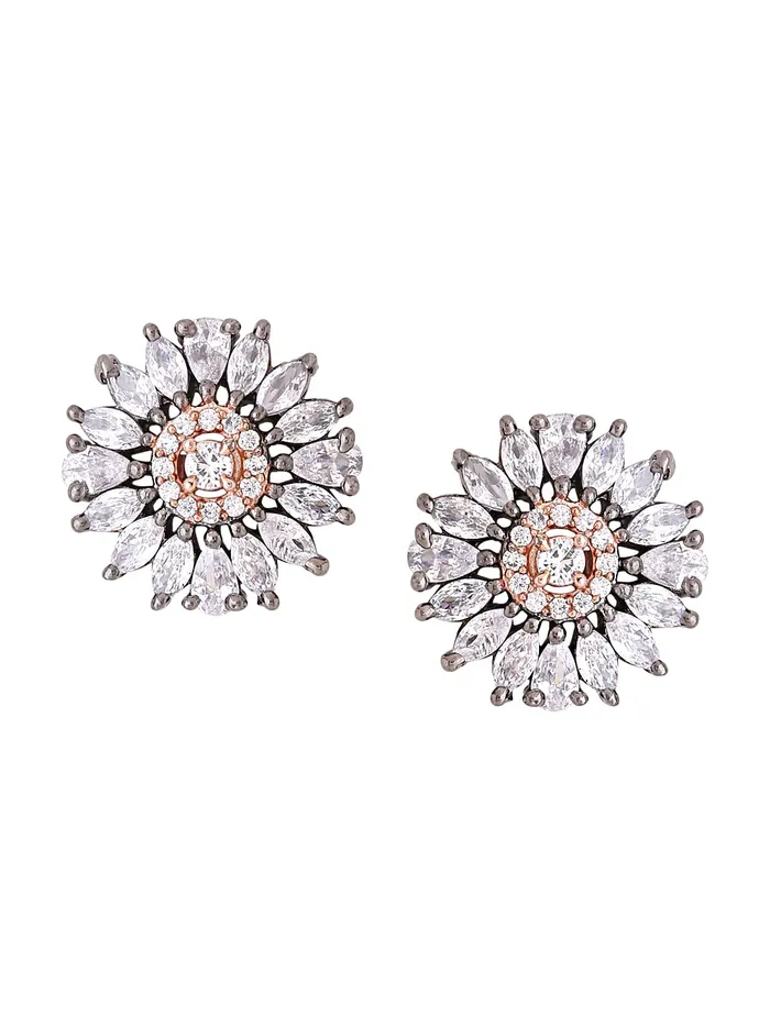 Necklaces Yellow Chimes Earrings for Women Silver Toned ADAmerican Diamond Crystal Studded Stud Earring for Women and Girls Yellow Chimes Necklaces Yellow Chimes Earrings for Women Silver Toned ADAmerican Diamond Crystal Studded Stud Earring for Women and Girls Yellow Chimes