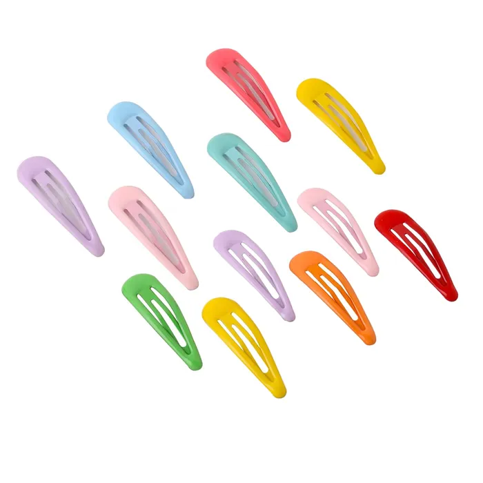 Necklaces Yellow Chimes Melbees by Yellow Chimes Hair Clips for Girls Kids Hair Clip Hair Accessories for Girls Babys 18 Pcs Multicolor Snap Hair Clips Tic Tac Clips Hairclips for kids Baby Teens Toddlers