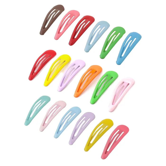 Necklaces Yellow Chimes Melbees by Yellow Chimes Hair Clips for Girls Kids Hair Clip Hair Accessories for Girls Babys 18 Pcs Multicolor Snap Hair Clips Tic Tac Clips Hairclips for kids Baby Teens Toddlers