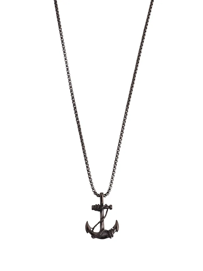 Necklaces Yellow Chimes Pendant for Men and Boys Black Pendants For Men Stainless Steel Sailor Anchor Charm Pendant Chain for Men Birthday Gift for Men Boys Anniversary Gift for Husband Yellow Chimes Necklaces Yellow Chimes Pendant for Men and Boys Black Pendants For Men Stainless Steel Sailor Anchor Charm Pendant Chain for Men Birthday Gift for Men Boys Anniversary Gift for Husband Yellow Chimes