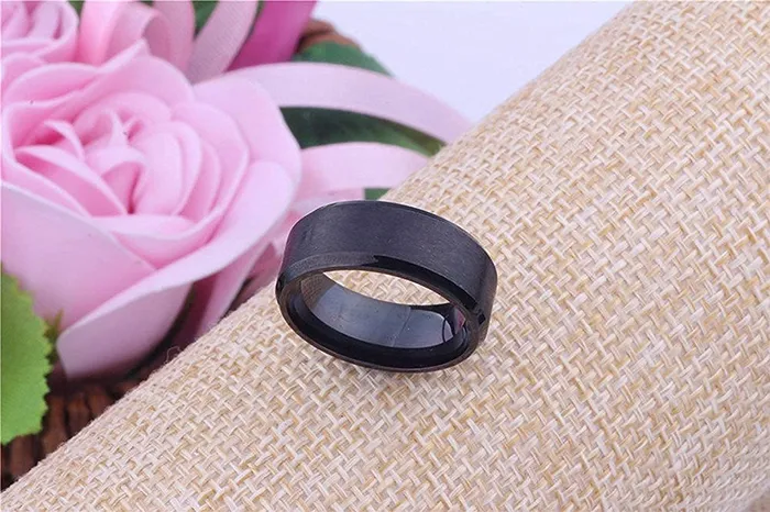 Necklaces Yellow Chimes Yellow Chimes Black Rings for Men Pack of 2 Combo Rings Stainless Steel Ring Superman Black Band Ring for Men and Boys Ideal Gift For Men and Boys