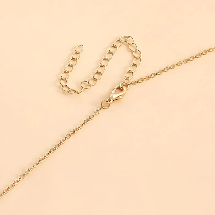Necklaces Yellow Chimes Yellow Chimes Body Chain For Women Layered Gold Toned Purple Beaded Body Chain For Women and Girls