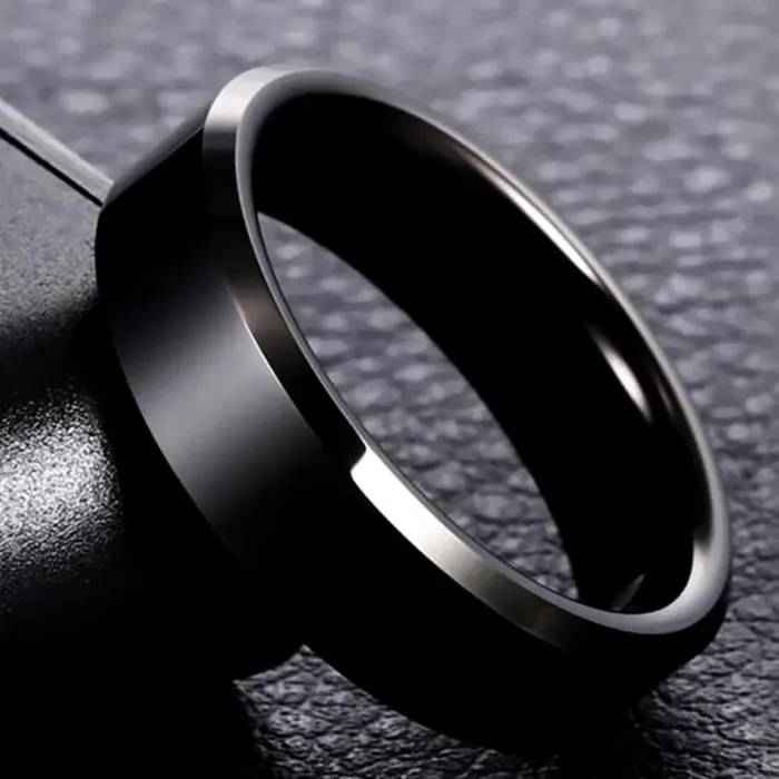 Necklaces Yellow Chimes Yellow Chimes Combo Rings for Men Pack of 2 Combo Rings Stainless Steel Ring Black and Blue Dragon Celtic and Black Band Ring for Men and Boys Ideal Gift For Men and Boys