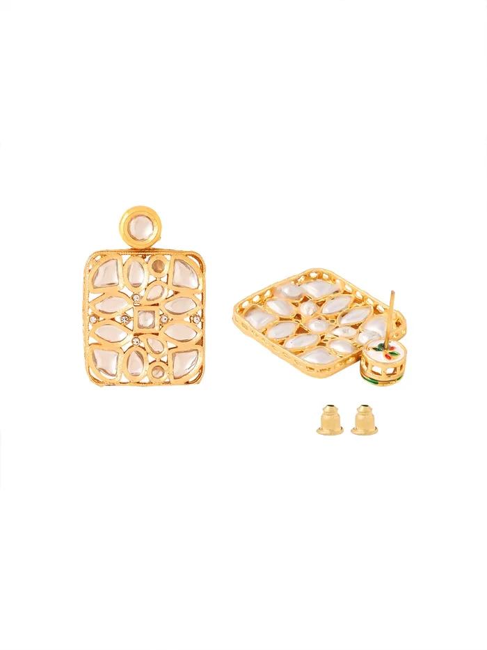 Necklaces Yellow Chimes Yellow Chimes Jewellery Set for Women Golden Kundan Stone Necklace Set for Women Traditional Gold Plated Jewelery Set for Girls Birthday Gift for Girls Women Anniversary Gift for Wife