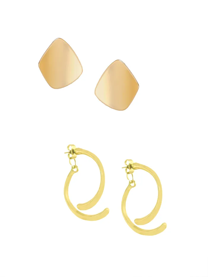 Necklaces Yellow Chimes Yellow Chimes Stud Earrings for Women Fashion Golden Studs Drop Earrings for Girls Combo of 2 Pairs Earrings Set Birthday Anniversary Gift for Girls Wife Necklaces Yellow Chimes Yellow Chimes Stud Earrings for Women Fashion Golden Studs Drop Earrings for Girls Combo of 2 Pairs Earrings Set Birthday Anniversary Gift for Girls Wife