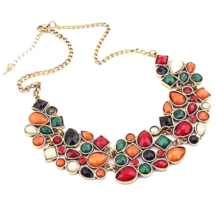 Necklaces Yellow Chimes Yellow Chimes Stylish Multicolor Crystal Studded Geometric Mosaic Stones Latest Fashion Chocker Necklace for Women and Girls Necklaces Yellow Chimes Yellow Chimes Stylish Multicolor Crystal Studded Geometric Mosaic Stones Latest Fashion Chocker Necklace for Women and Girls