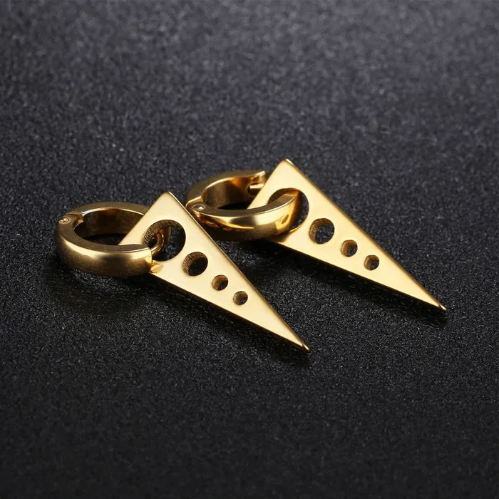 Necklaces Yellow Chimes Yellow Chimes Western Style Stainless Steel Never Fading Designer Earrings for Women Girls Gold