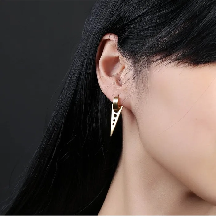 Necklaces Yellow Chimes Yellow Chimes Western Style Stainless Steel Never Fading Designer Earrings for Women Girls Gold