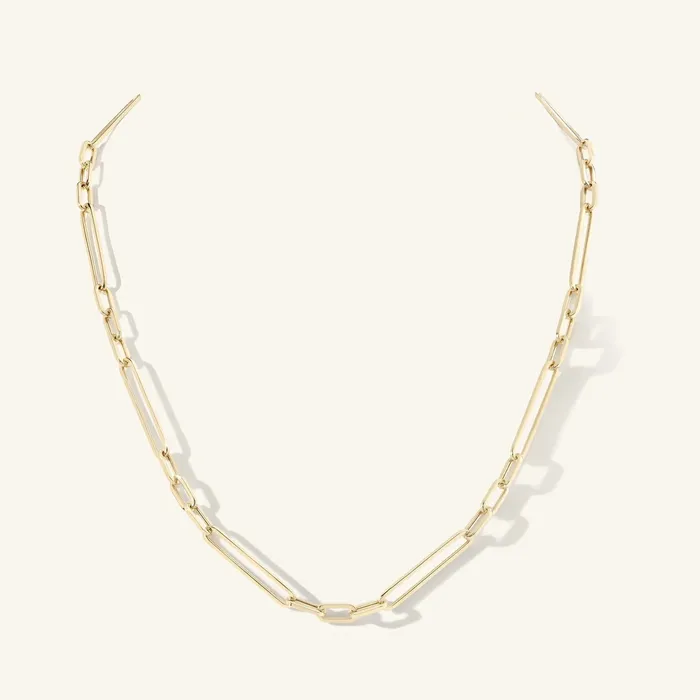 Necklaces zahava 20 Mika Paperclip Chain Necklace