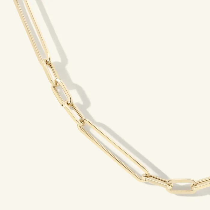 Necklaces zahava 20 Mika Paperclip Chain Necklace