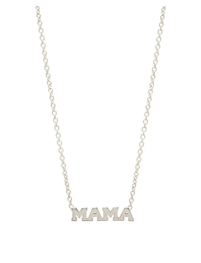 Necklaces Zo Chicco 14kt Gold Itty Bitty MAMA Necklace Necklaces Zo Chicco 14kt Gold Itty Bitty MAMA Necklace