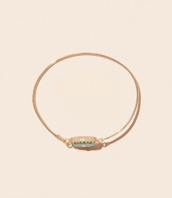 Orso Bangle Turquoise Pascale Monvoisin Bracelets
