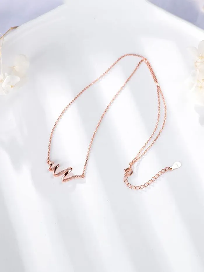 Raajsi by Yellow Chimes 925 Sterling Silver Pendant for Women Girls Pure Silver Rosegold Pendant Birthday Gift for Girls WomenWith Certificate of Authenticity and 925 Stamp Yellow Chimes Earrings