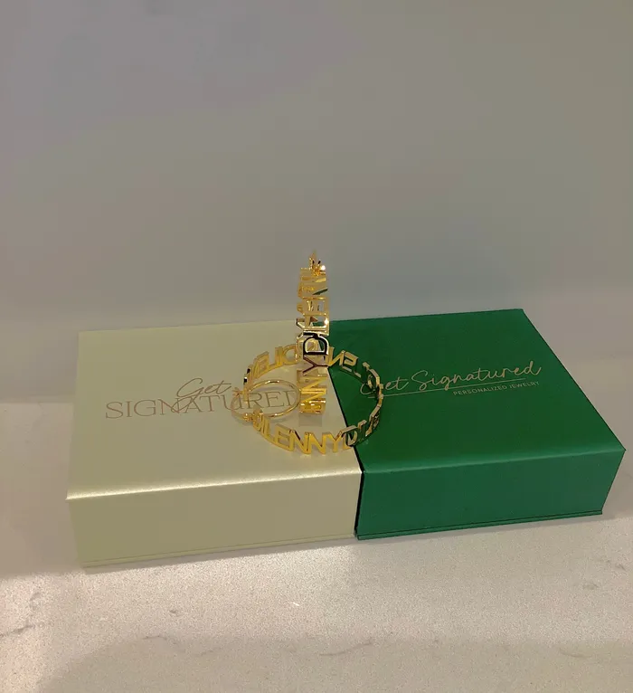 ReadyToShip Hoop Name Earrings Get Signatured Earrings ReadyToShip Hoop Name Earrings Get Signatured Earrings